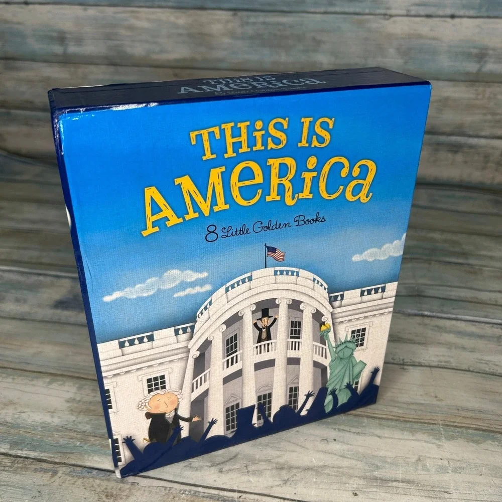 This Is America Box Set of 8 My Little Golden Books Homeschool Grade K-2 History